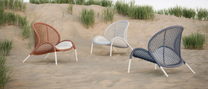 coastal modern lounge chair