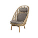 Boxhill's Hive Outdoor Highback Lounge Chair Natural with Taupe Cushion
