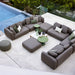 Boxhill's Capture Outdoor Corner Sofa | 2 Right Module  lifestyle image beside the pool