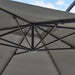 Boxhill's Hyde Luxe Tilt Aluminum Parasol | 3x3 m inside close up view