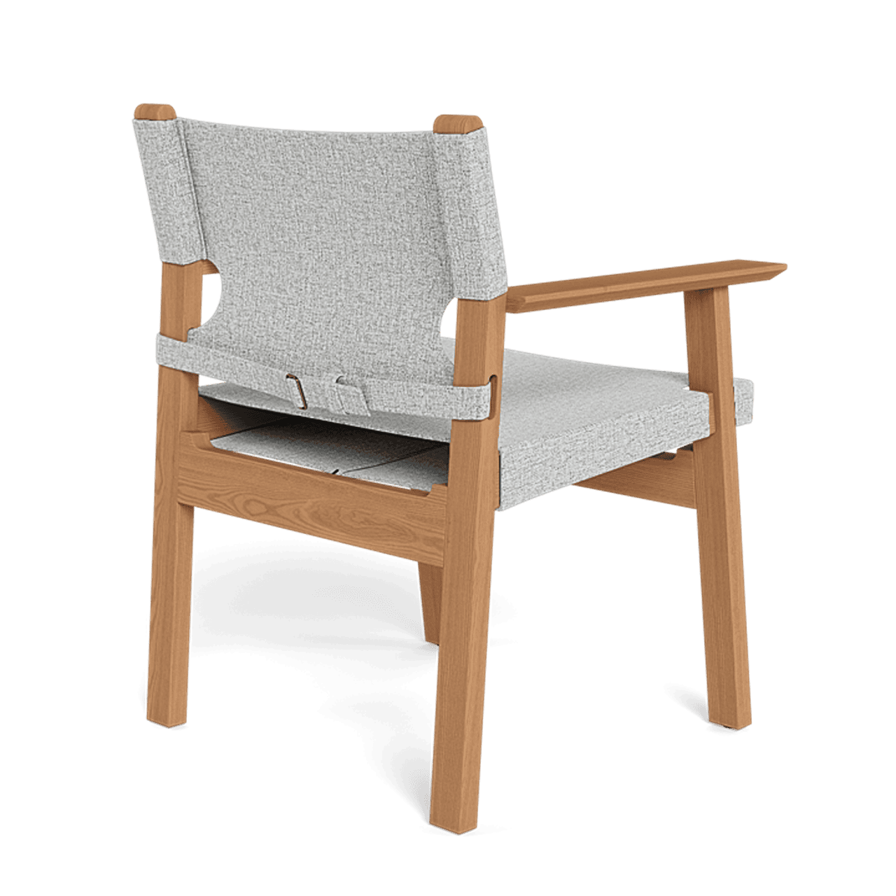 MLB DINING CHAIR-Teak natural frame with copacabana sand fabric