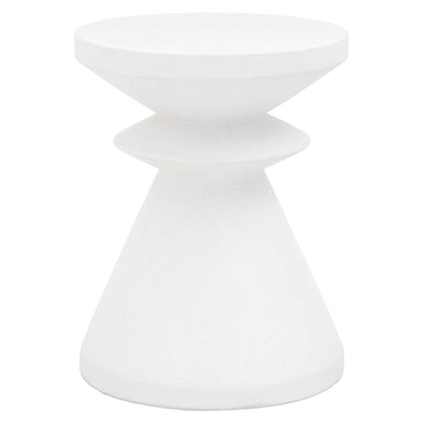 Boxhill's Pawn Ivory Concrete Outdoor Accent Table solo image