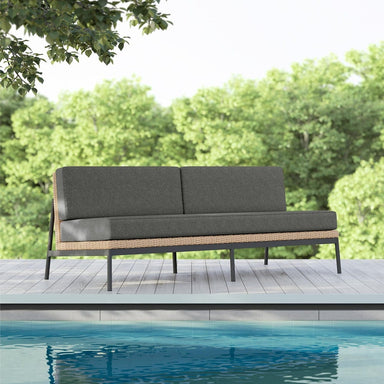 Terra 3 Seat Outdoor Sofa solo image beside the pool