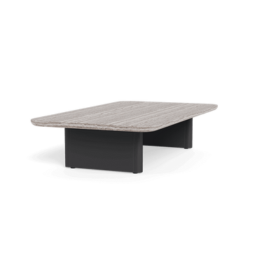 Victoria Coffee Table - Aluminum Asteroid Frame