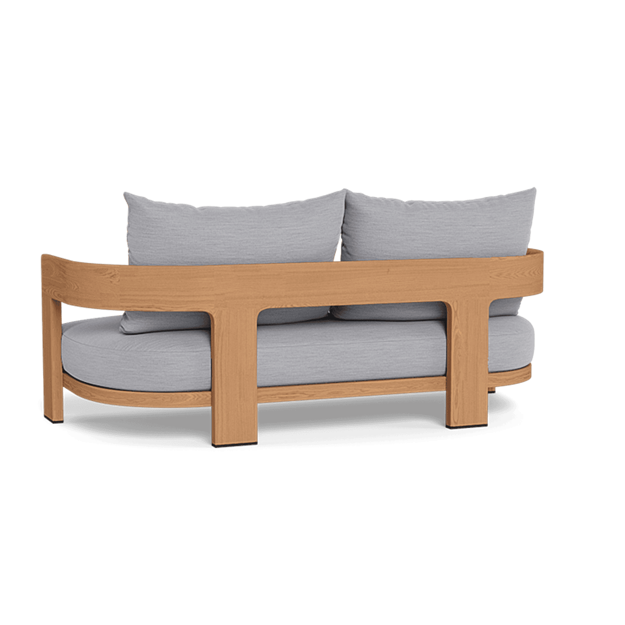 VICTORIA TEAK 2 SEAT SOFA-Teak Natural Frame