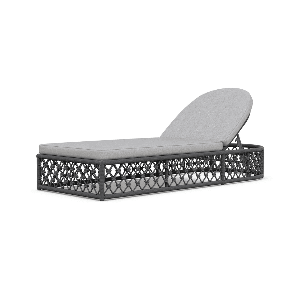 Boxhill's Amelia Chaise Lounge Charcoal Color