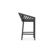 Boxhill's Amelia Outdoor Counter Stool Ash side view in white background