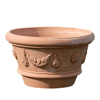 Italian Terracotta Ornate Vase