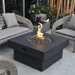Boxhill's Branford Outdoor Concrete Fire Table Black Lifestyle Image