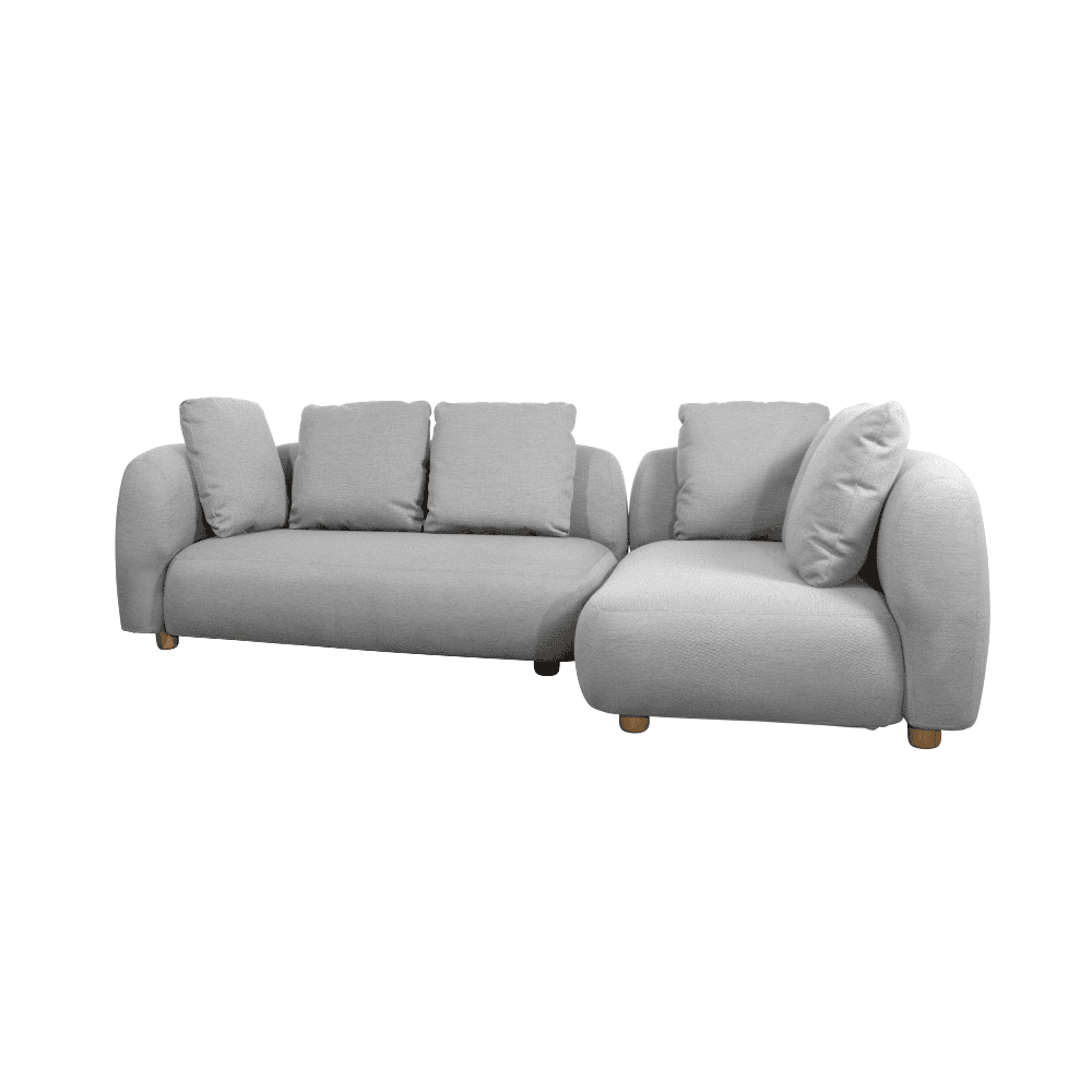 Boxhill's Capture Outdoor Corner Sofa | 2 Right Module Set Grey