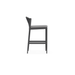 Boxhill's Catalina Outdoor Bar Stool Ash side view in white background
