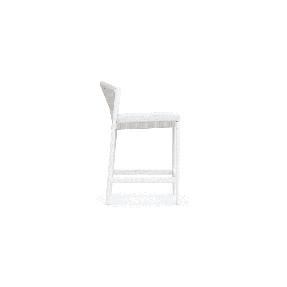 Boxhill's Catalina Outdoor Counter Stool Sand side view in white background