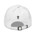 Boxhill's Minimalist White Hat solo photo back view