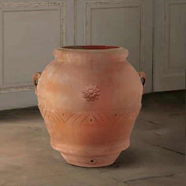 Italian Terracotta Classic Urn Vase unplanted