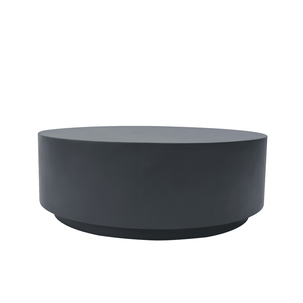 Boxhill's Column Series Outdoor Coffee Table | 40 inches Slate Black