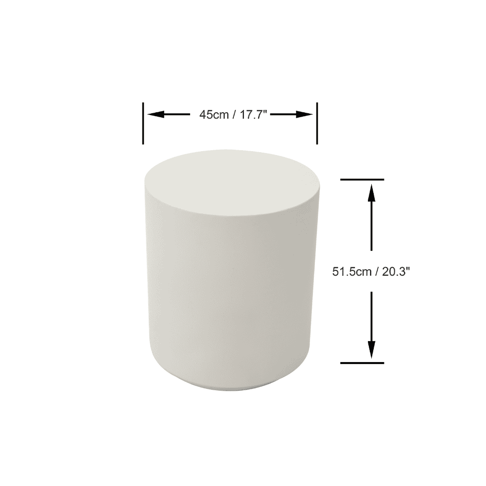 Boxhill's Column Series Outdoor Side Table Specs