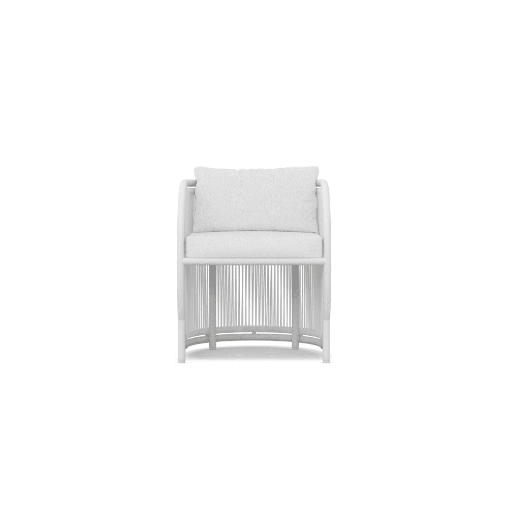 Boxhill's Kamari Outdoor Dining Chair front view in white background