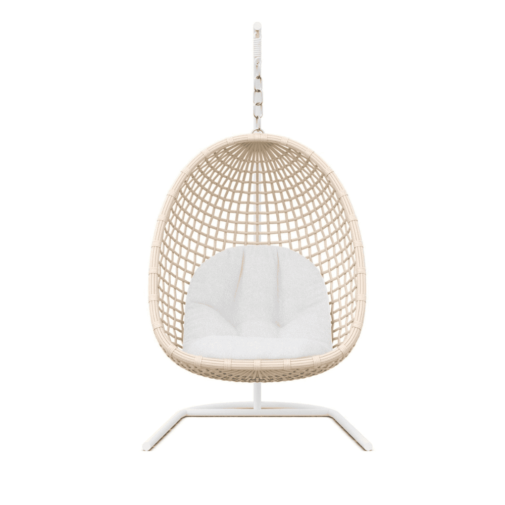 Boxhill's Kiawah Outdoor Hanging Chair front view in white background