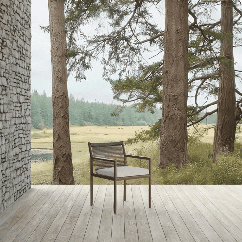 Madeira Outdoor Dining Chair Bronze Lifestyle