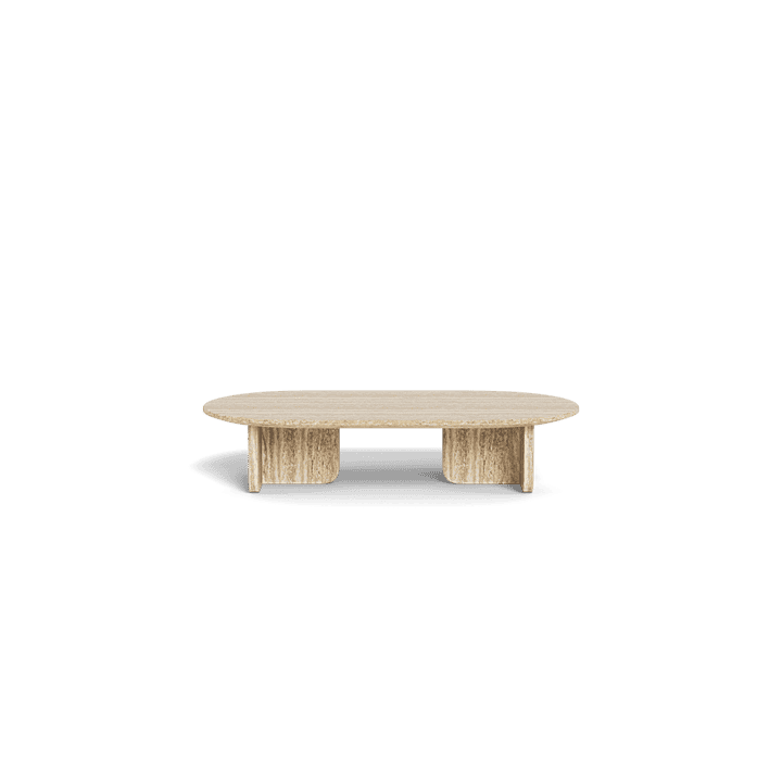 Boxhill's Maui Oval Outdoor Coffee Table Front View