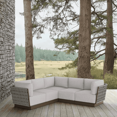Boxhill's Maui Outdoor Sectional Sofa 5pc Lifestyle Image