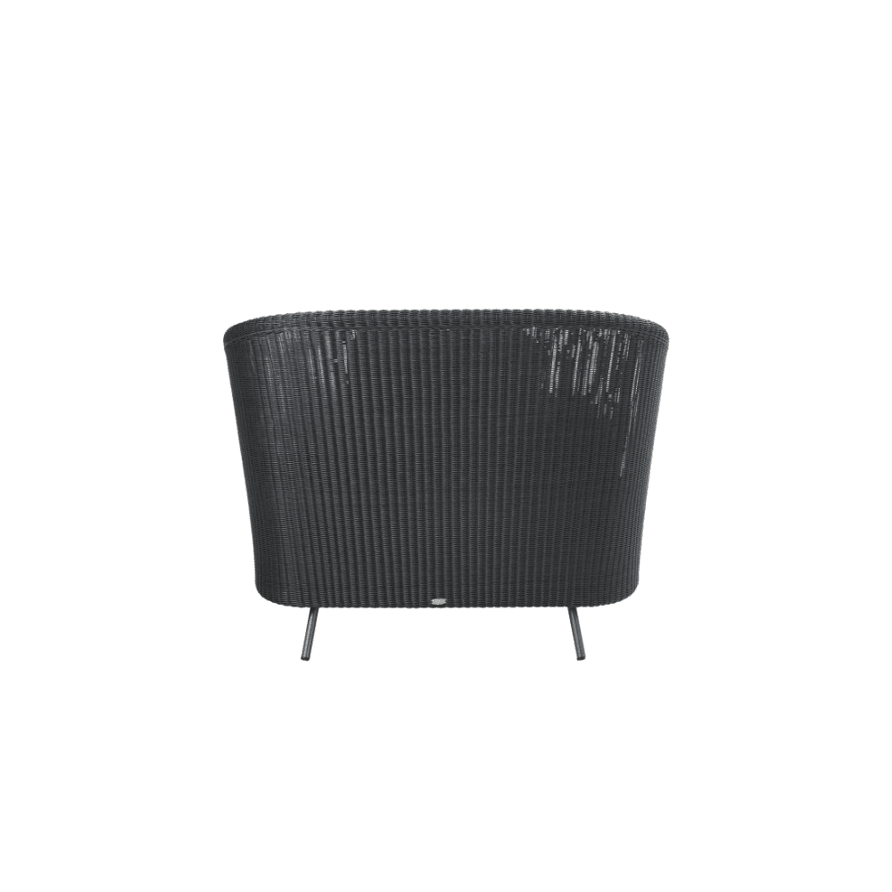 Boxhill's Mega Modern Outdoor Lounge Chair back view in white background