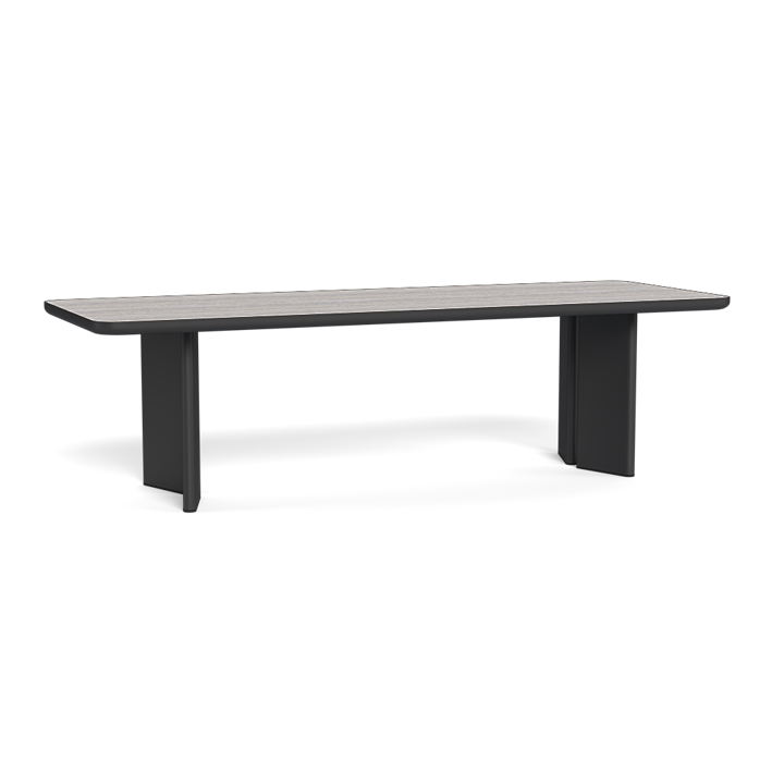 Boxhill's Moab 107" Outdoor Rectangle Dining Table Side View