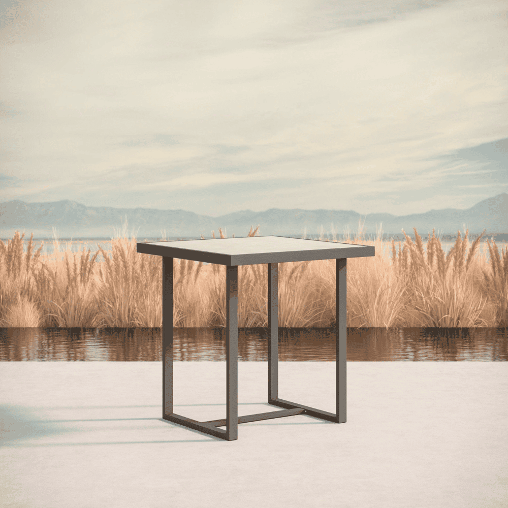Boxhill's Pavia Outdoor Counter Table Charcoal Albarium Dekton