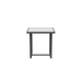 Boxhill's Pavia Outdoor Counter Table Charcoal Helena Dekton front view in white background
