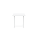 Boxhill's Pavia Outdoor Counter Table White front view in white background