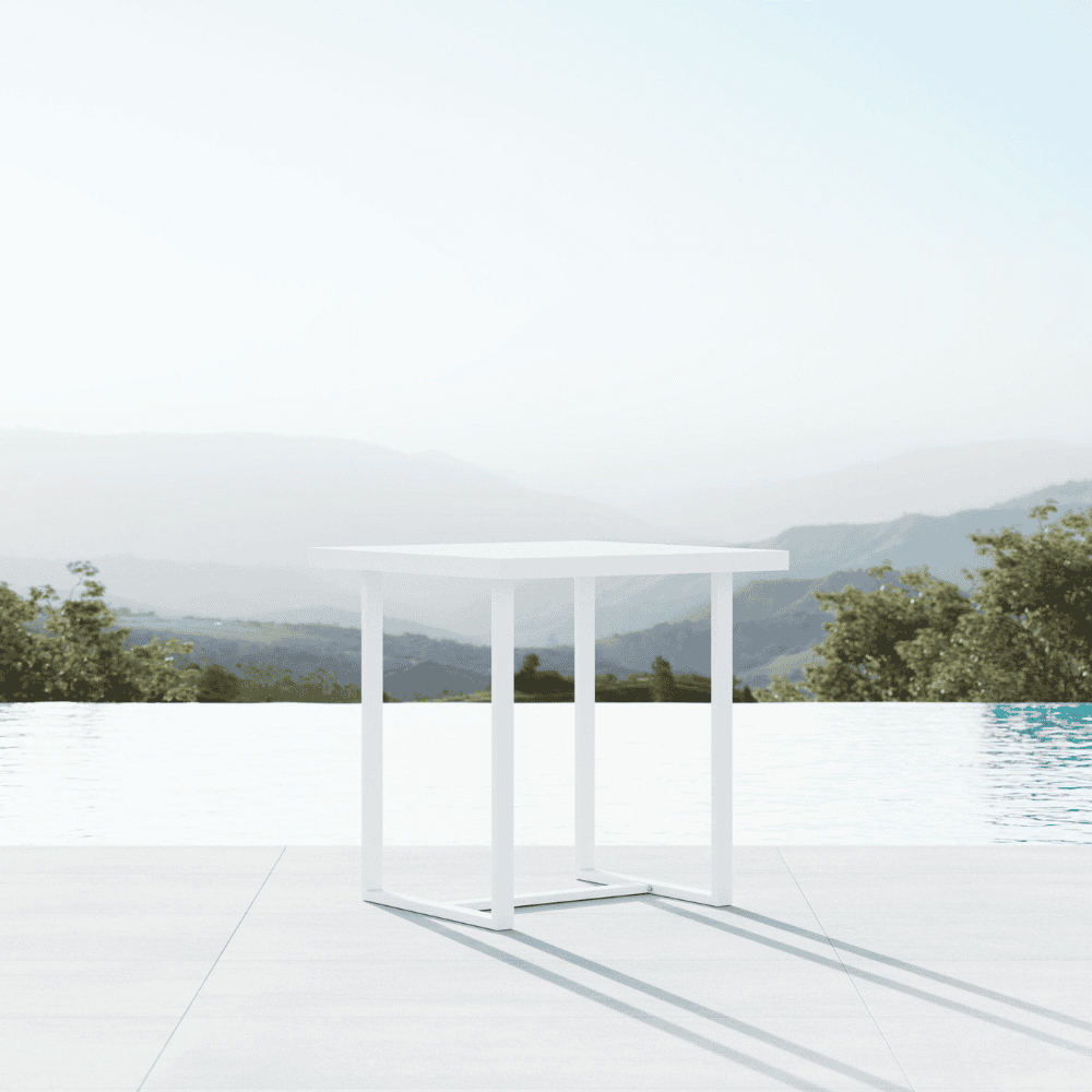Boxhill's Pavia Outdoor Counter Table white