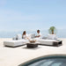 Santorini Outdoor Corner Right Sofa lifestyle Image