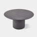 Boxhill's Santorini Outdoor Slatted Round Dining Table 60" Top View