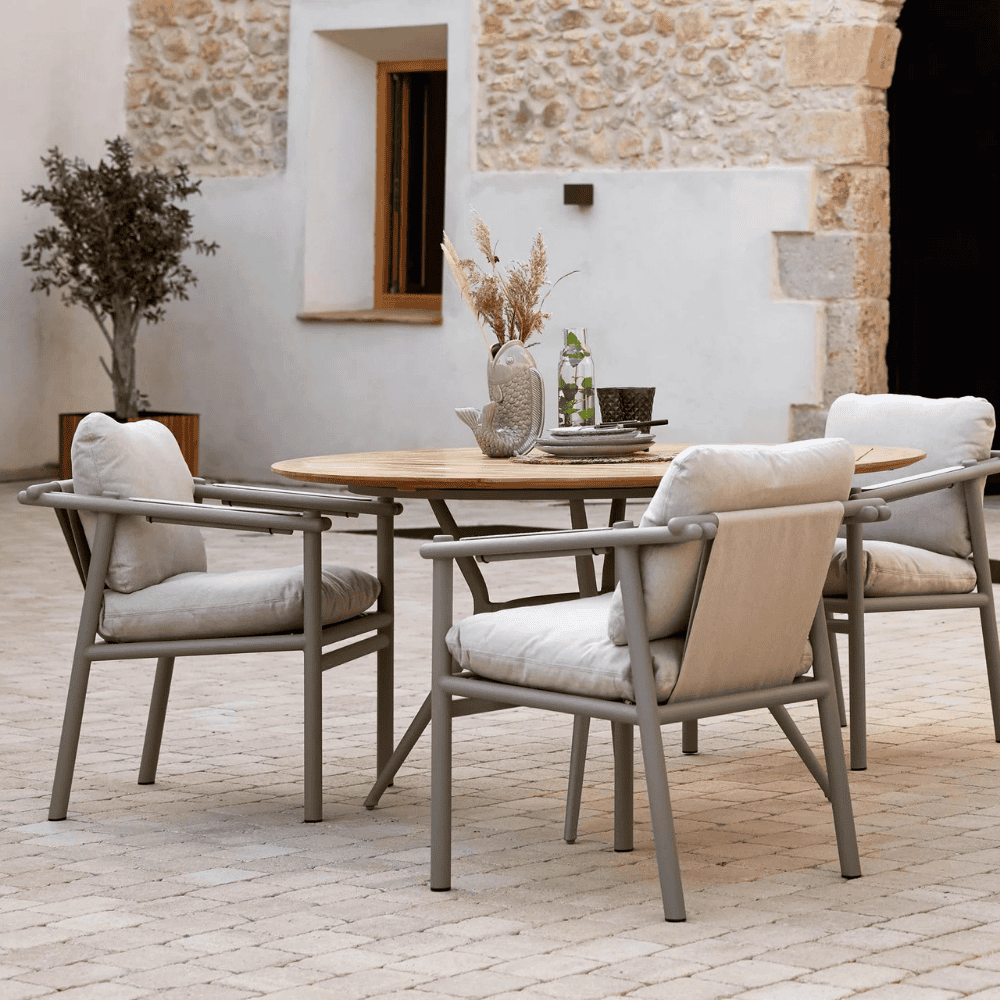Sticks Outdoor Dining Armchair Lifestyle