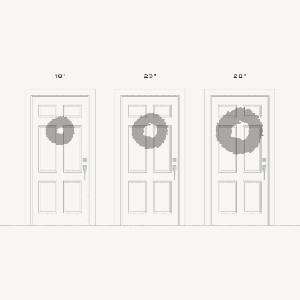 Wreath Size Guide