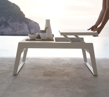Boxhill's Chill-Out Coffee Table, Dual Heights White lifestyle image