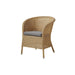 Boxhill's Derby Outdoor Dining Armchair with grey seat cushion