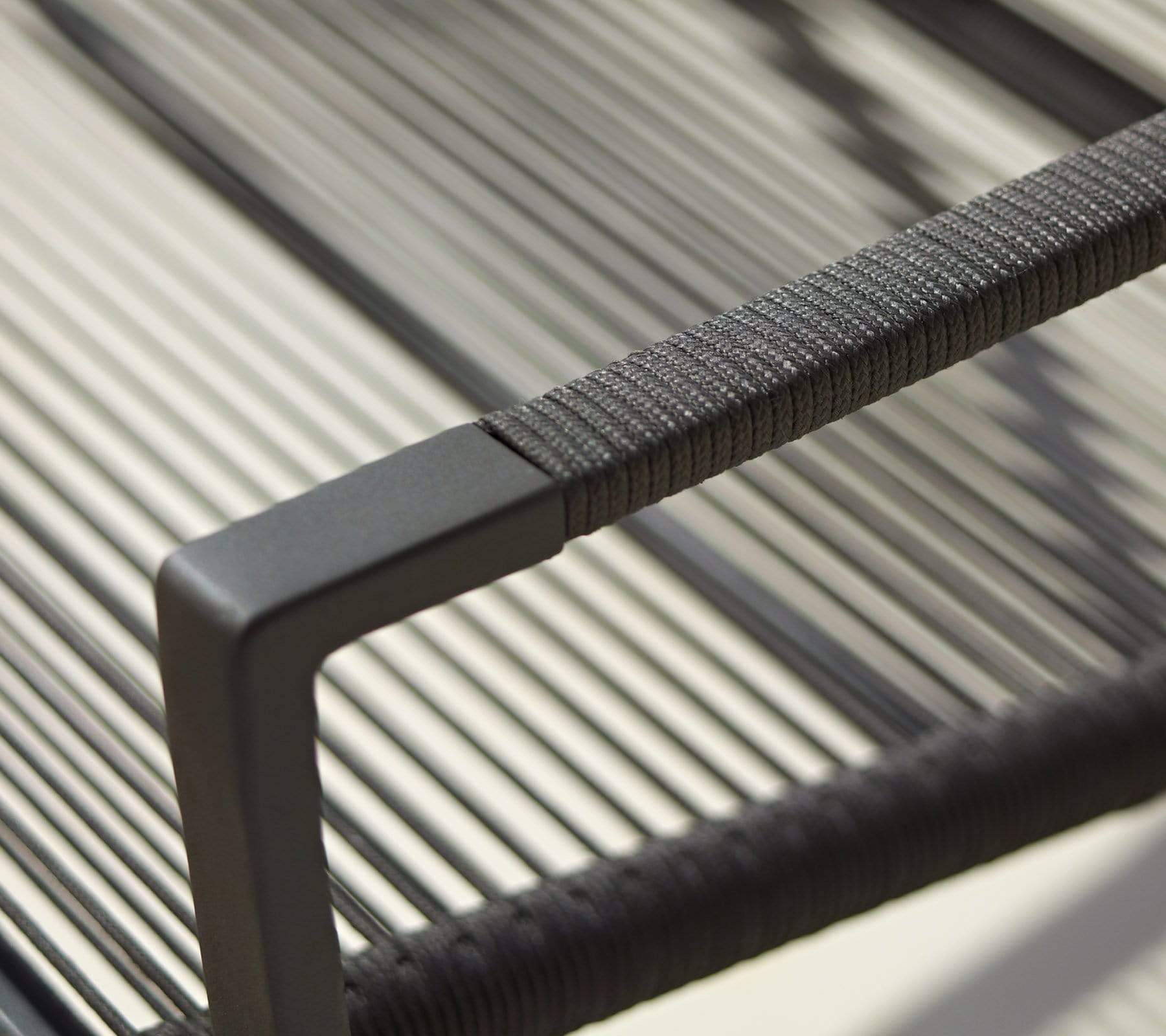 Boxhill's Edge Stackable Outdoor Armchair close up view