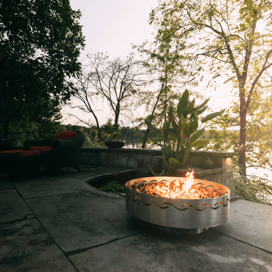 Fire Surfer Stainless Steel Fire Pit