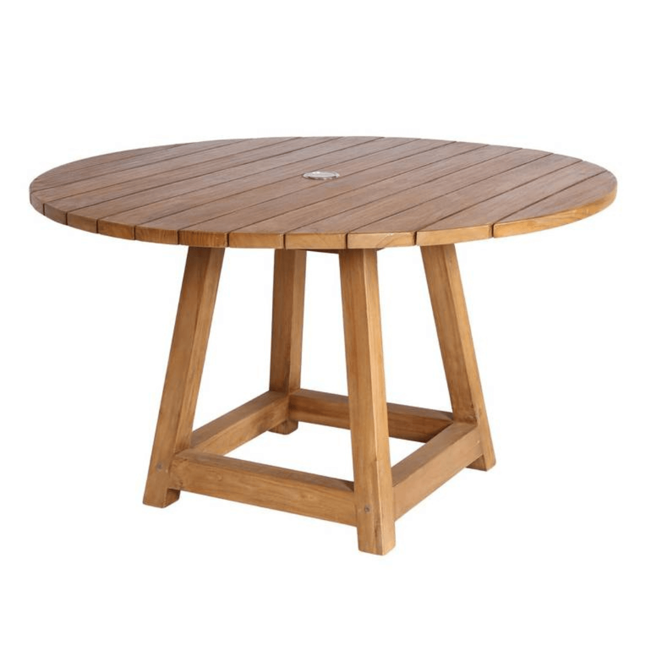 George Outdoor Teak Round Dining Table