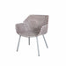 Boxhill's Vibe light grey / maroon outdoor armchair without cushion on white background