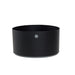 Boxhill's lava grey outdoor round large modern planter box on white background