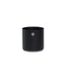 Boxhill's lava grey outdoor round small modern planter box on white background