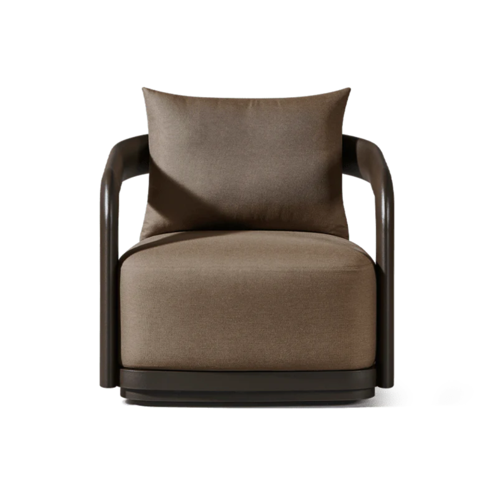 Chloe Aluminum Outdoor Swivel Lounge Chair