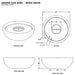 27" Sedona Wood Grain Outdoor Fire Bowl Specs