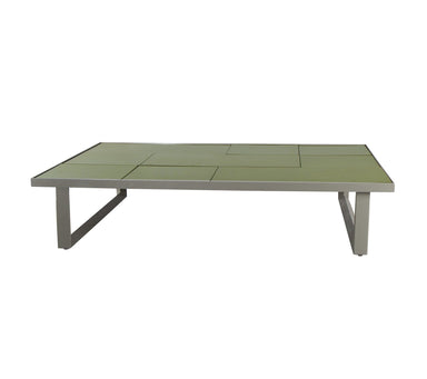 Boxhill's Glaze Outdoor Rectangular Coffee Table in white background