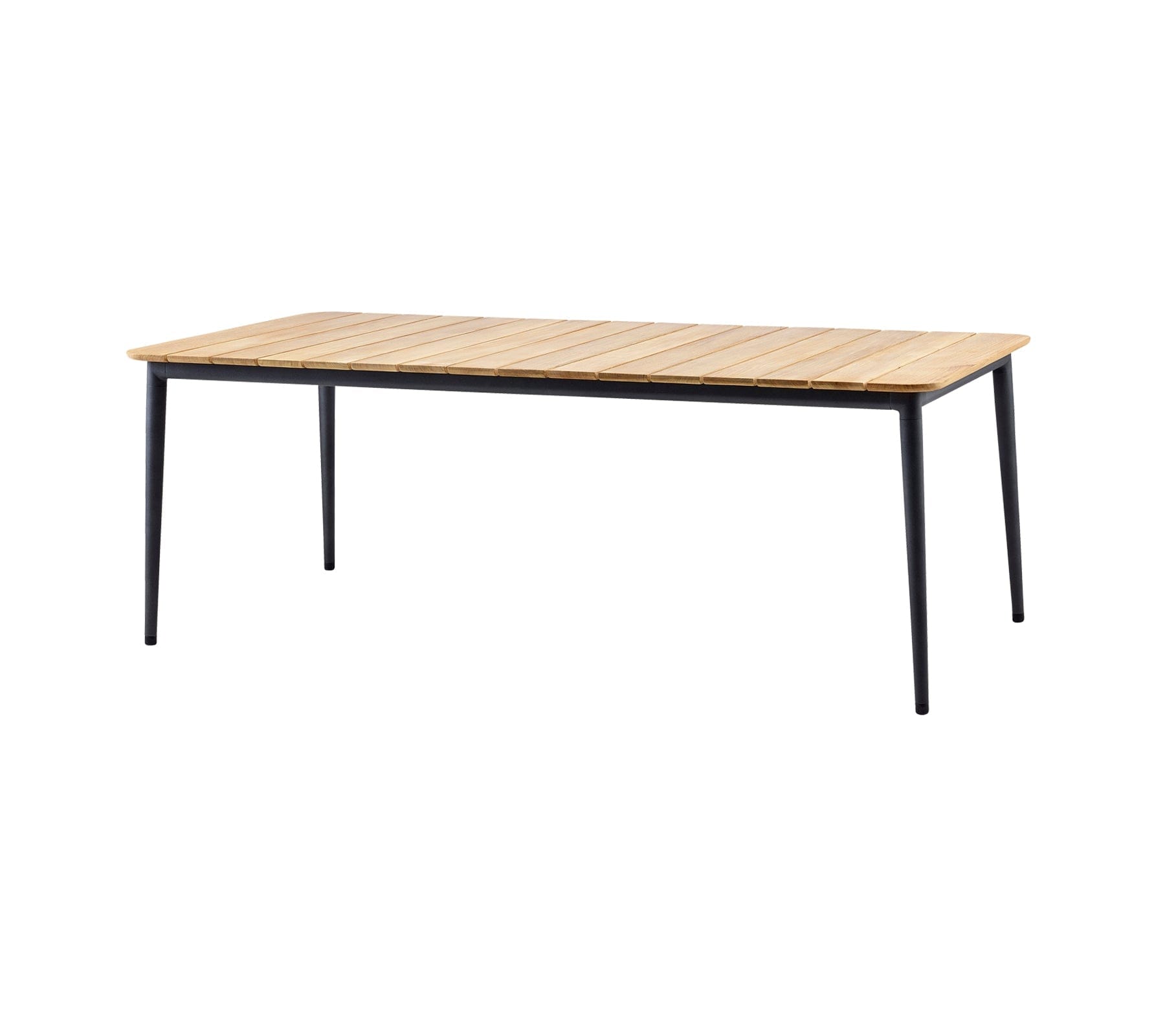 Boxhill's Core Garden Dining Table Lava Grey in white background