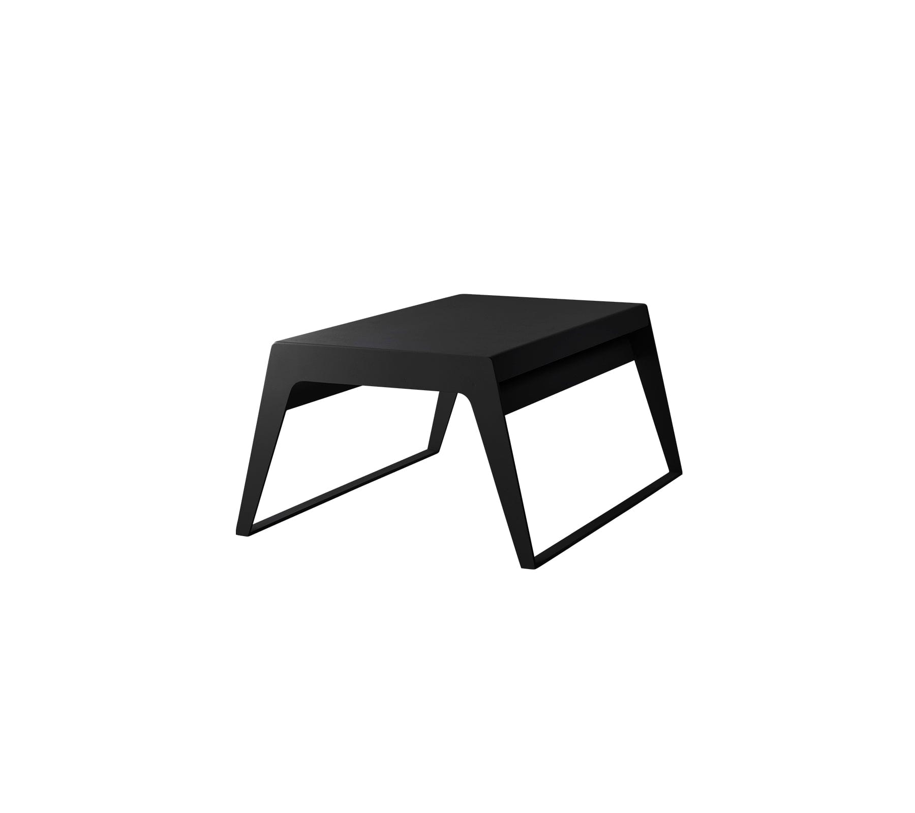 Boxhill's Chill-Out Coffee Table, Dual Heights, Single Sided Black
