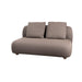 Boxhill's Capture 2-Seater Outdoor Sofa Module Taupe in white background