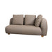 Boxhill's Capture 2-Seater Outdoor Sofa Left Module Taupe in white background